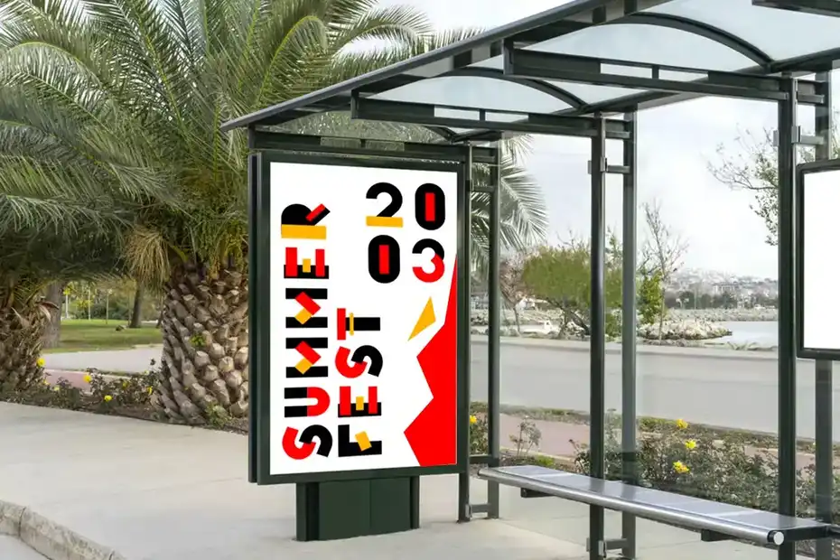 فونت انگلیسی هندسی Simbox| the color geometric font - 9