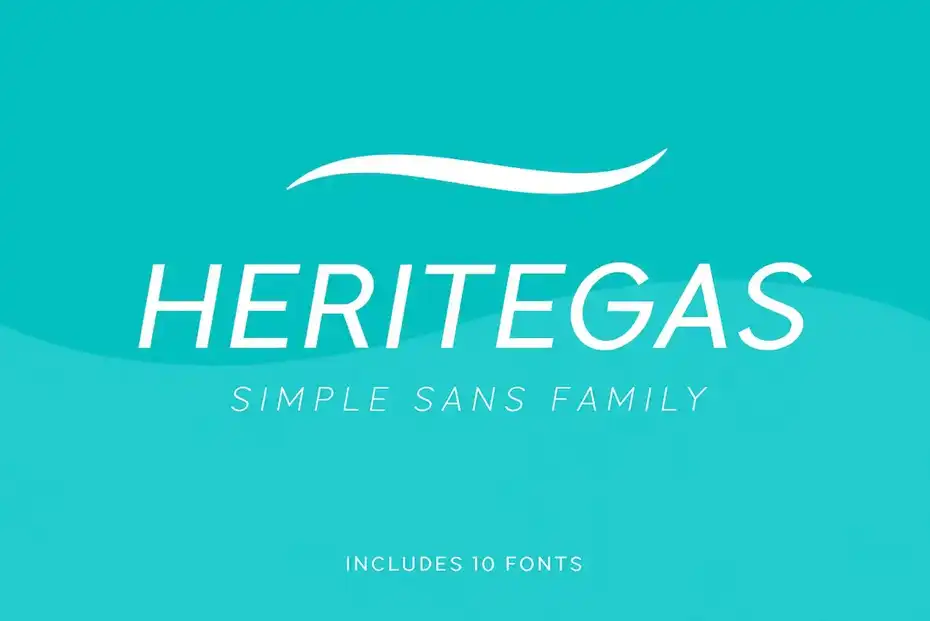 فونت انگلیسی ساده Simple Sans Family Font - 5