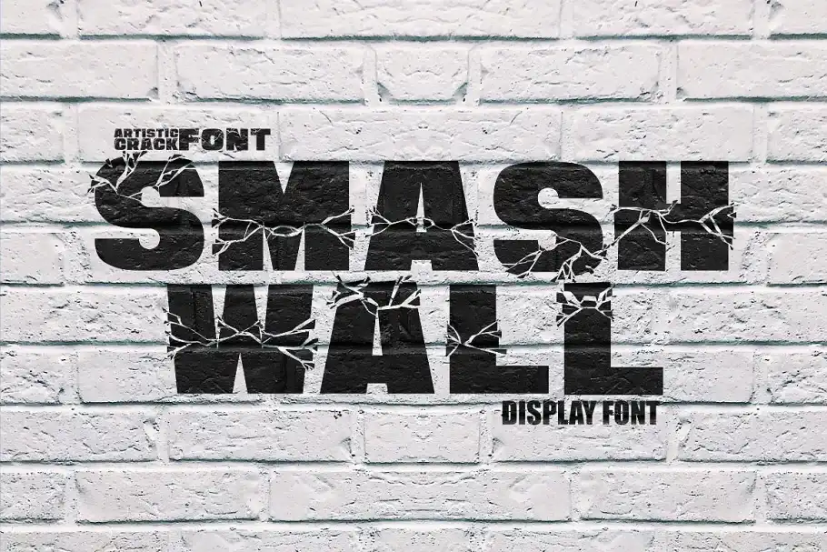 دانلود فونت انگلیسی گرافیکی SMASH WALL - 2 فونت انگلیسی گرافیکی SMASH WALL - 1