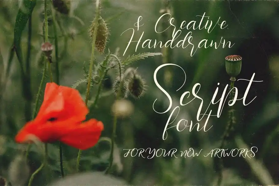 فونت انگلیسی دست نویس Southlove Script Font - 1