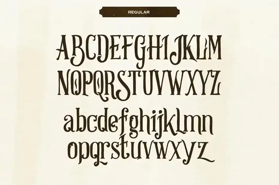 فونت انگلیسی کلاسیک Strongwill Typeface - 1