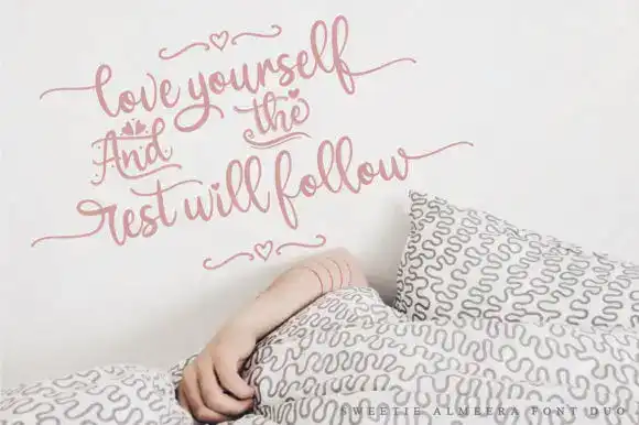 فونت انگلیسی Sweetie Almeera Font - 9