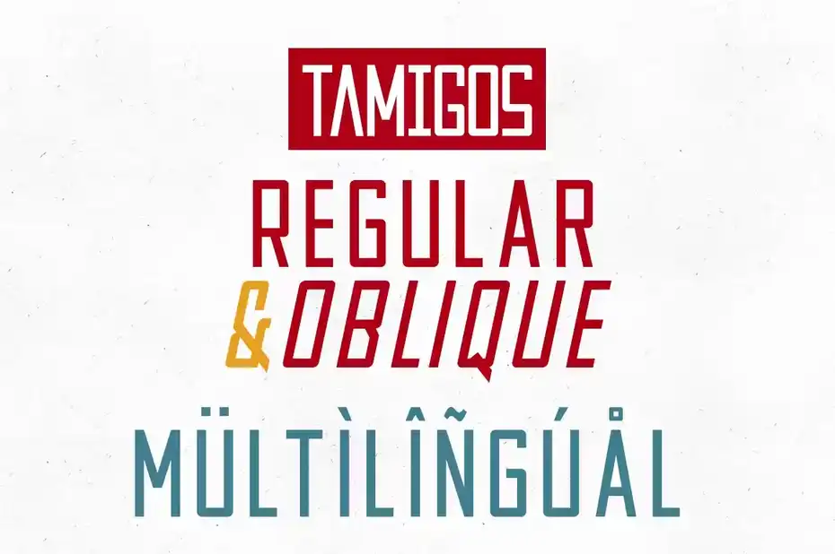دانلود فونت انگلیسی مدرن Tamigos - 2 فونت انگلیسی مدرن Tamigos - 1
