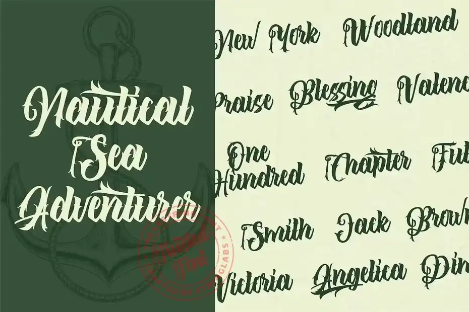 فونت انگلیسی تاتو The Lastring - Tattoo Script Font - 1