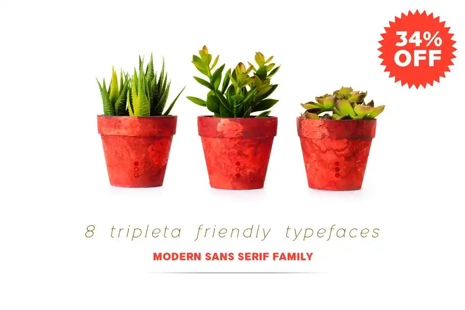 فونت انگلیسی Tripleta Grotesk - 1