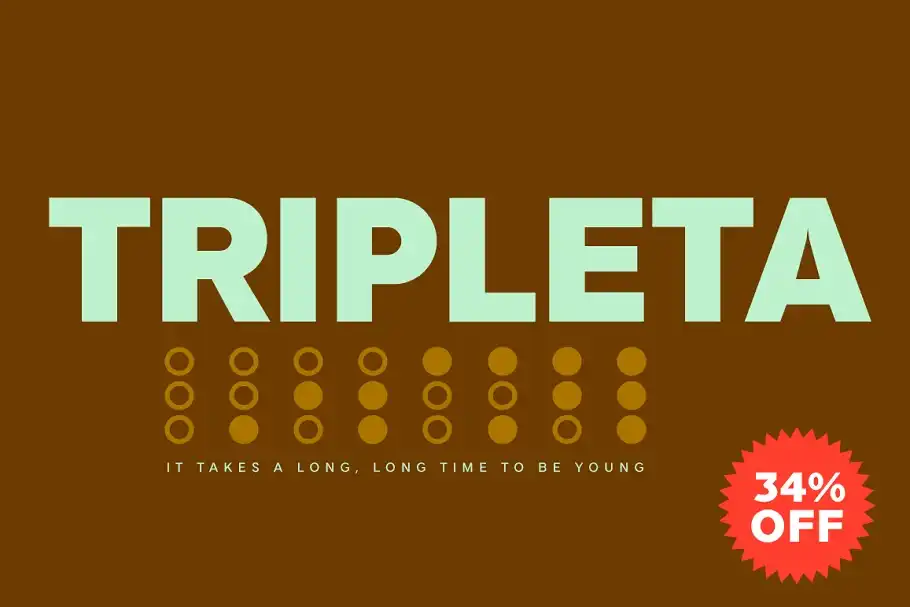 فونت انگلیسی Tripleta Grotesk - 7