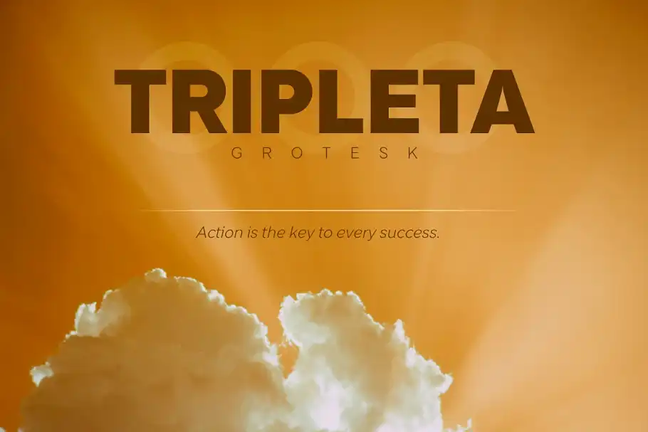 فونت انگلیسی Tripleta Grotesk - 9