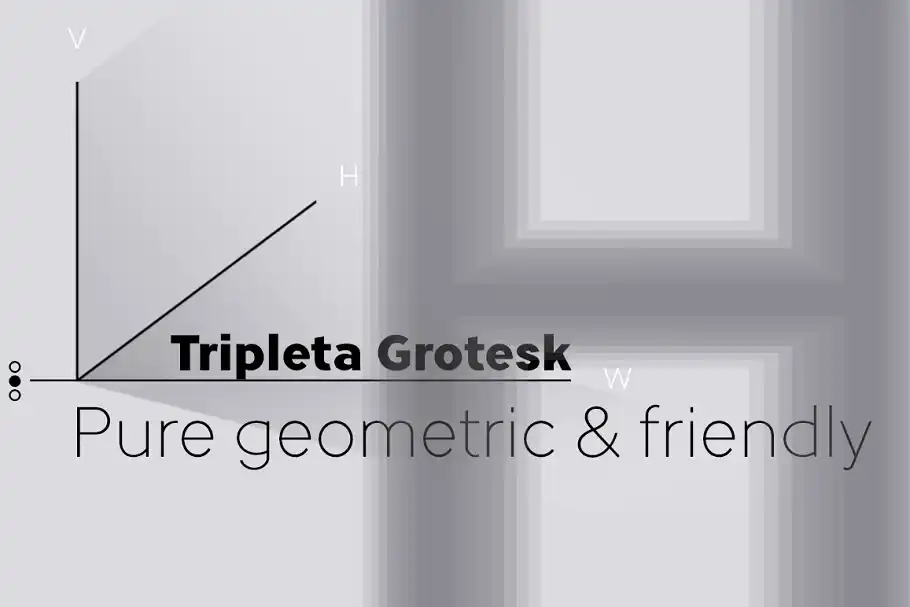 فونت انگلیسی Tripleta Grotesk - 13