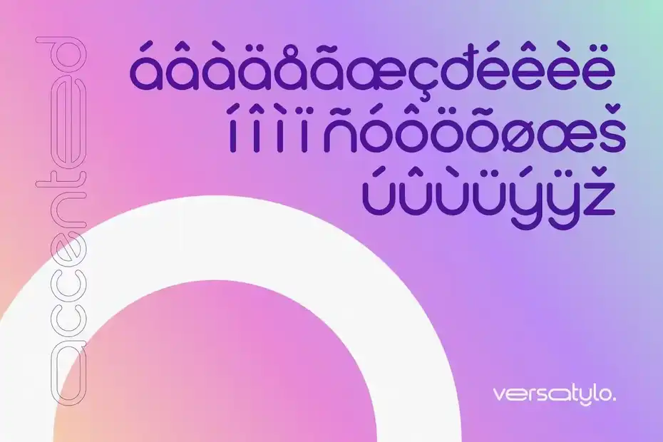 فونت انگلیسی لوگو Versatylo Rounded - Logo Font - 7