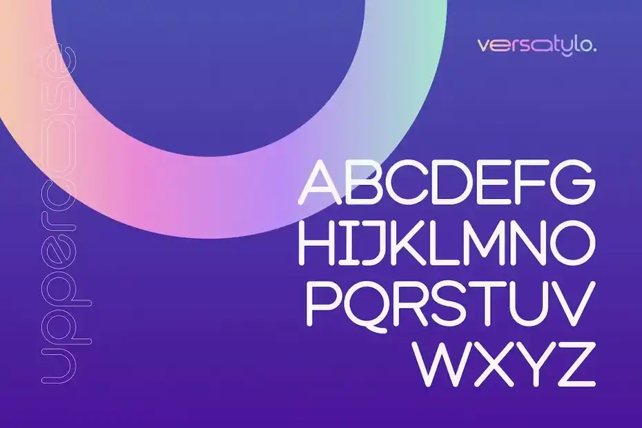 فونت انگلیسی لوگو Versatylo Rounded - Logo Font - 13