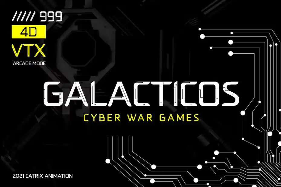دانلود فونت بازی علمی تخیلی Voltrix - Electric Scifi Game Font - 2 دانلود فونت بازی علمی تخیلی - 1