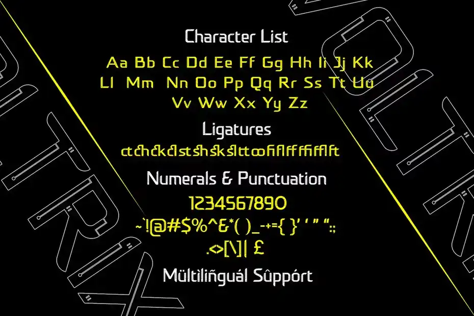 دانلود فونت بازی علمی تخیلی Voltrix - Electric Scifi Game Font - 9 دانلود فونت بازی علمی تخیلی - 8
