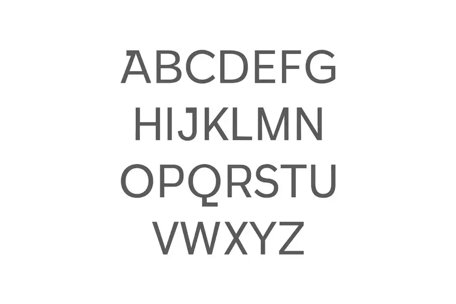 فونت انگلیسی مدرن Walcot Modern Sans Serif Font - 1