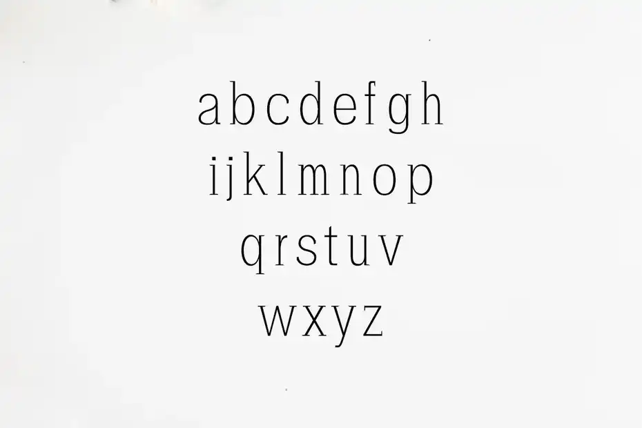 فونت انگلیسی مدرن Zayley Serif Regular Font - 3