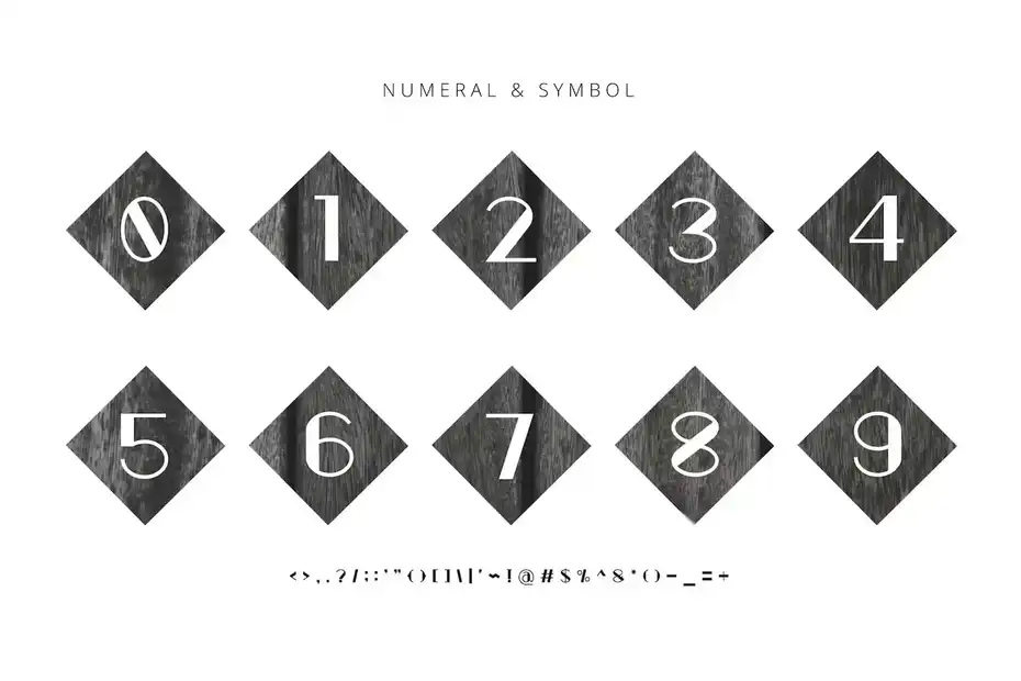 فونت انگلیسی کلاسیک Zeky Typeface Font - 9
