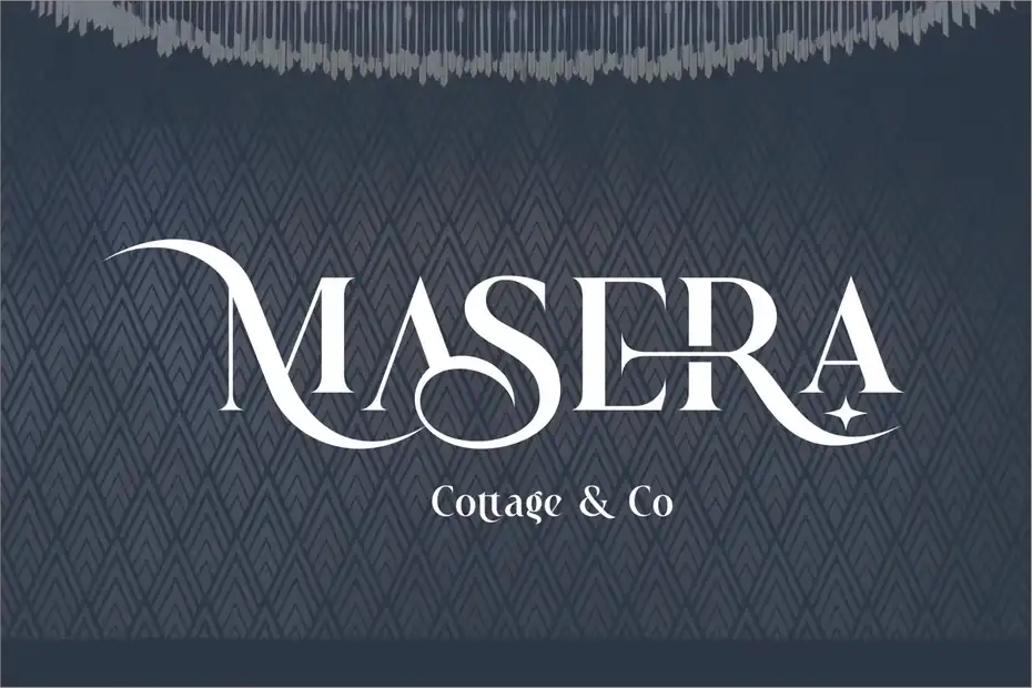فونت انگلیسی کلاسیک Astrid Elegant Ligature Typeface - 7