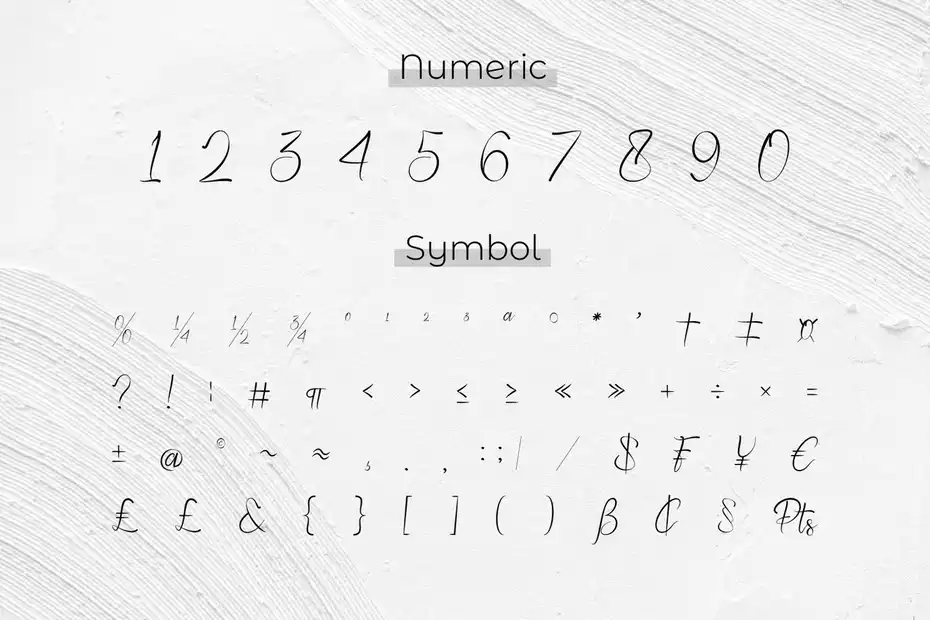 فونت انگلیسی دستنویس Baffela Nindy - 15