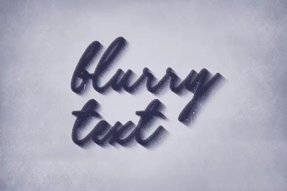 دانلود افکت متن تار هافتون Blurry Halftone Text Effect - 6 افکت متن تار هافتون - 5