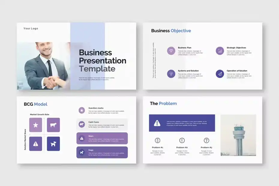 قالب پاورپوینت پرزنتیشن Business Presentation Template - 5