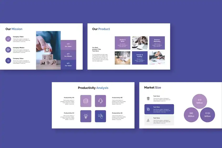 قالب پاورپوینت پرزنتیشن Business Presentation Template - 9