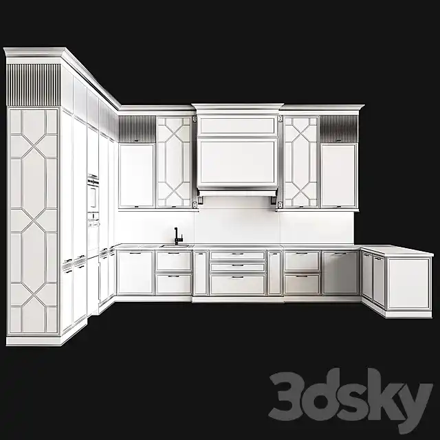 آبجکت کابینت کلاسیک - 11