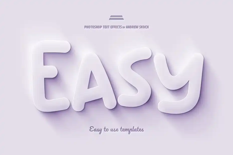 افکت متن سه بعدی Clay 3D Text Effect - 5
