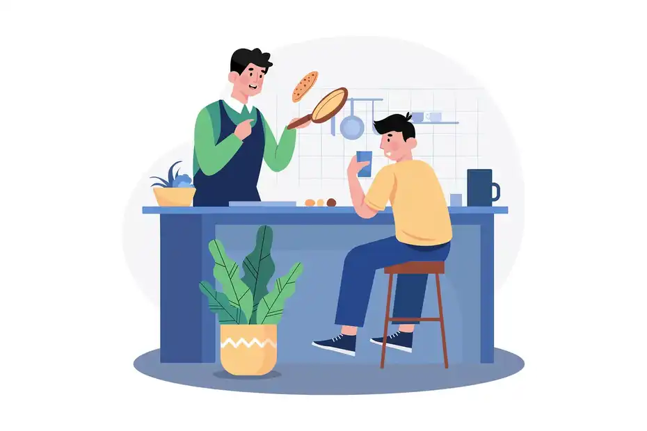 ایلوستریشن آشپزی و آشپزخانه - 1
