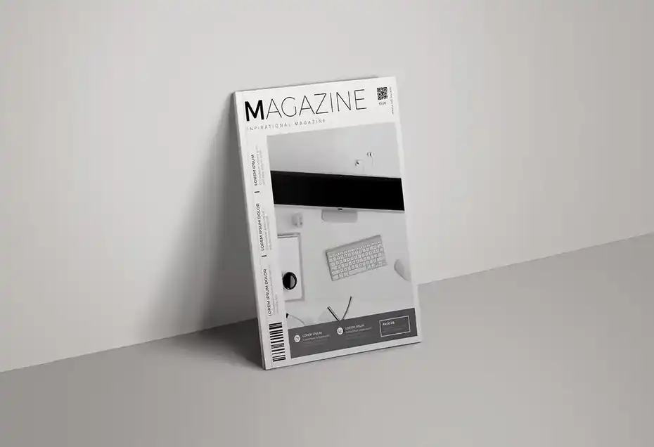 طرح لایه باز مجله Creative Magazine Cover Template - 3