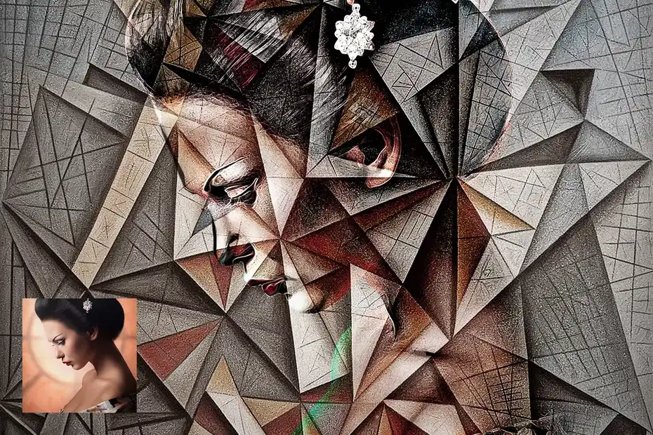 افکت تبدیل تصاویر به نقاشی کوبیسم - 3