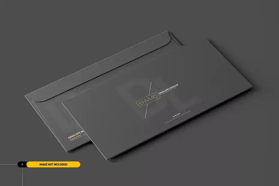 موکاپ پاکت نامه Dl envelope mockup 2 - 1