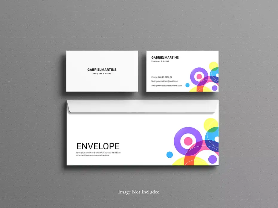 موکاپ ست اداری Elegant stationery mockup - 1