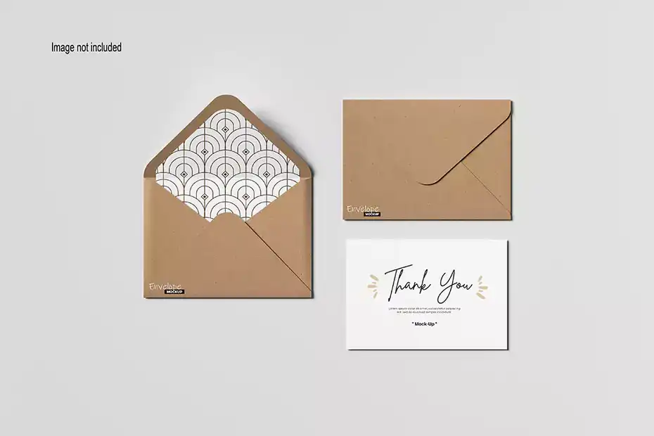 موکاپ پاکت نامه Envelope c6 mockup - 1