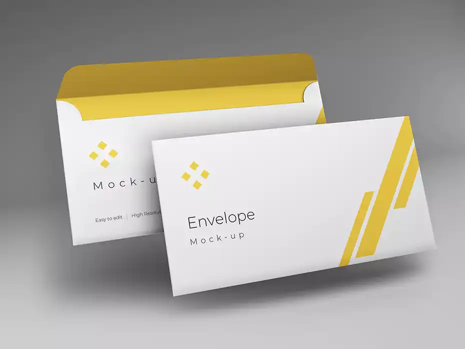 موکاپ پاکت نامه Envelope mockup design - 1