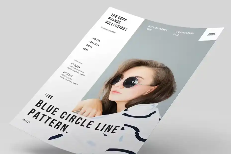طرح لایه باز کاتالوگ فشن Fashion Flyer - 1