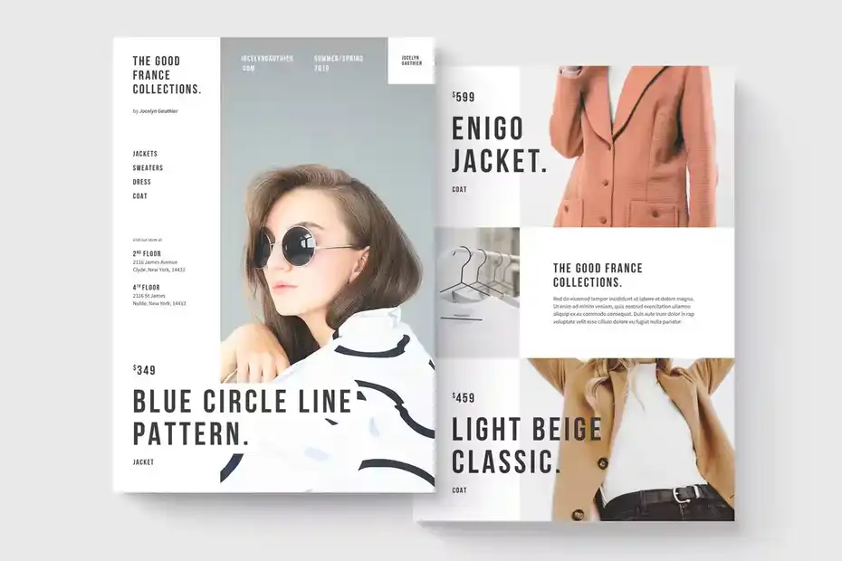 طرح لایه باز کاتالوگ فشن Fashion Flyer - 5