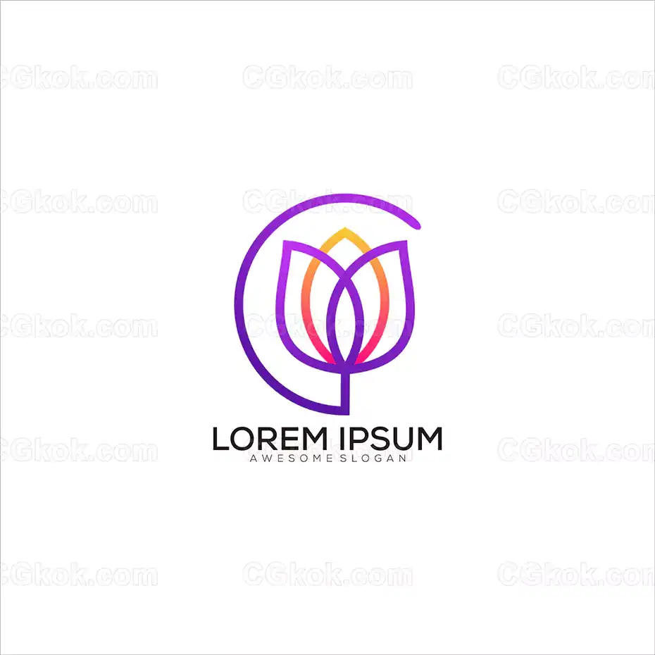 لوگو گل فروشی