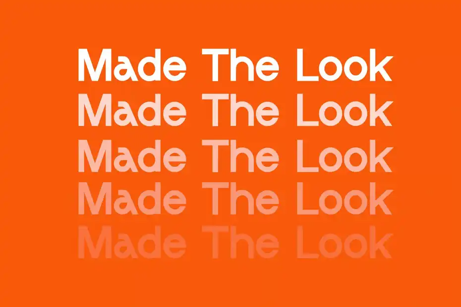 فونت انگلیسی مدرن Gendy Modern Sans Font - 1