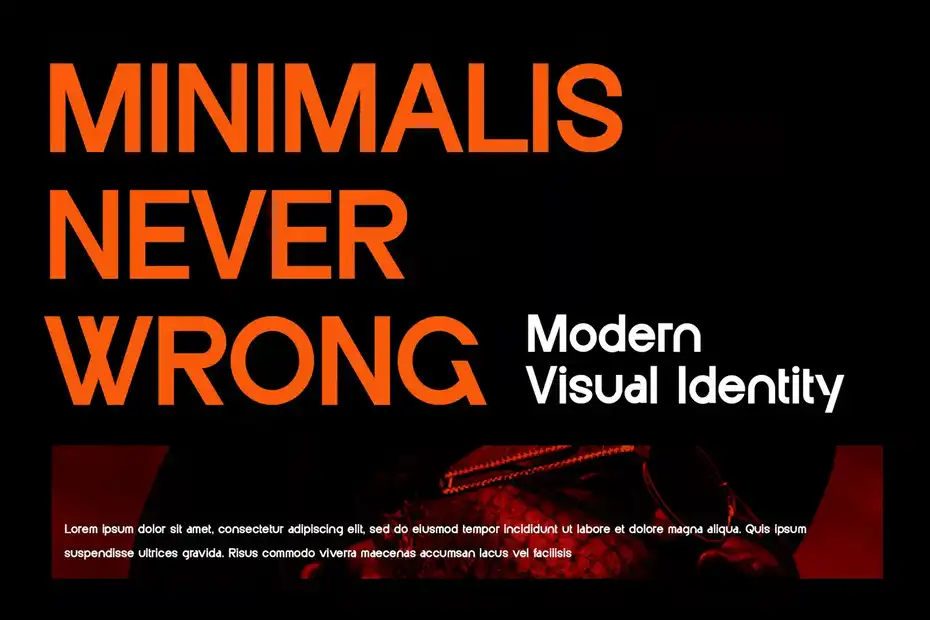 فونت انگلیسی مدرن Gendy Modern Sans Font - 3