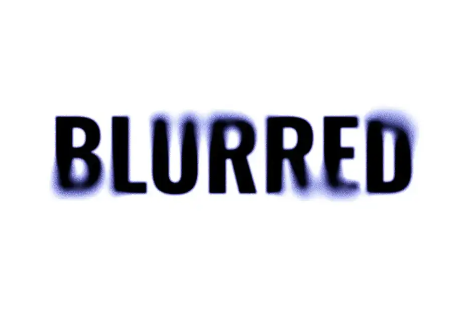 افکت متن تار Grainy Blurred Text Effect - 1