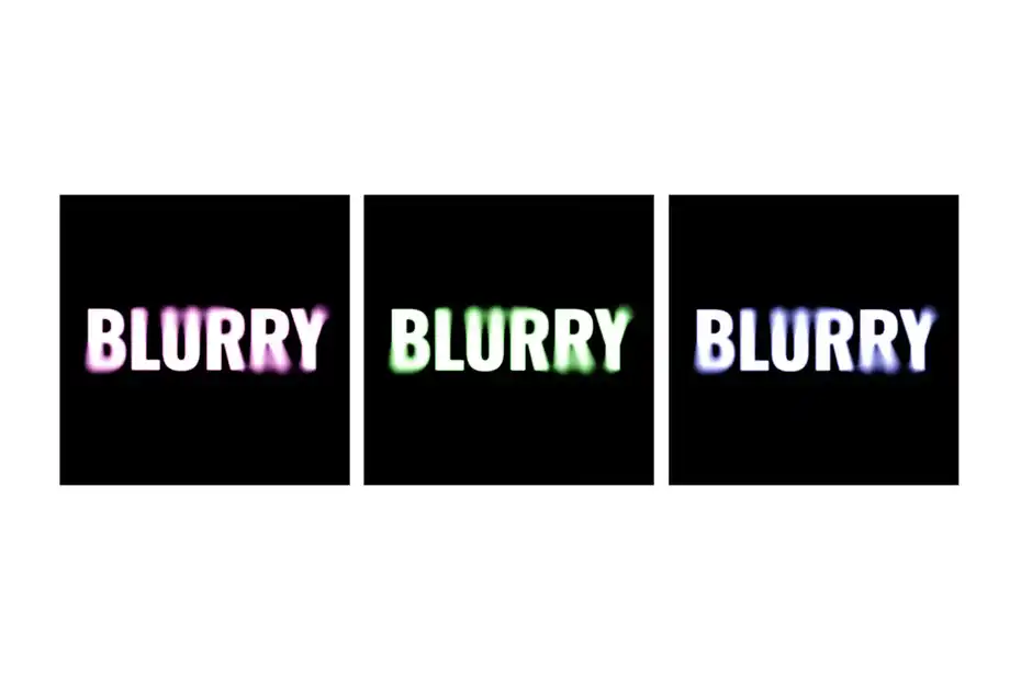 افکت متن تار Grainy Blurred Text Effect - 7