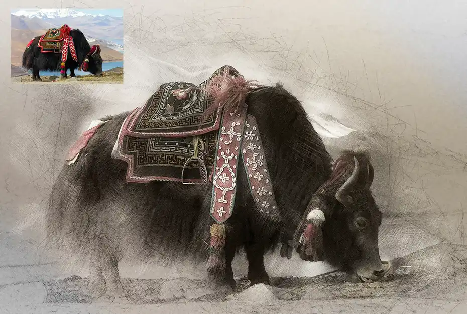 دانلود اکشن فتوشاپ تبدیل عکس به طراحی دستی Hand Drawn Photoshop Action - 16 اکشن فتوشاپ تبدیل عکس به طراحی دستی - 15
