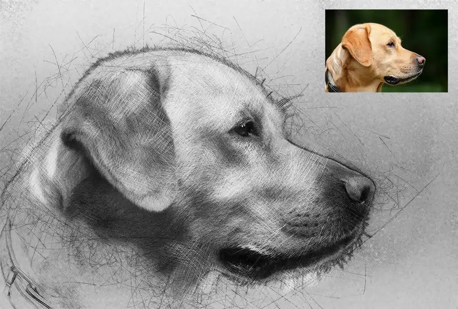 دانلود اکشن فتوشاپ تبدیل عکس به طراحی دستی Hand Drawn Photoshop Action - 18 اکشن فتوشاپ تبدیل عکس به طراحی دستی - 17