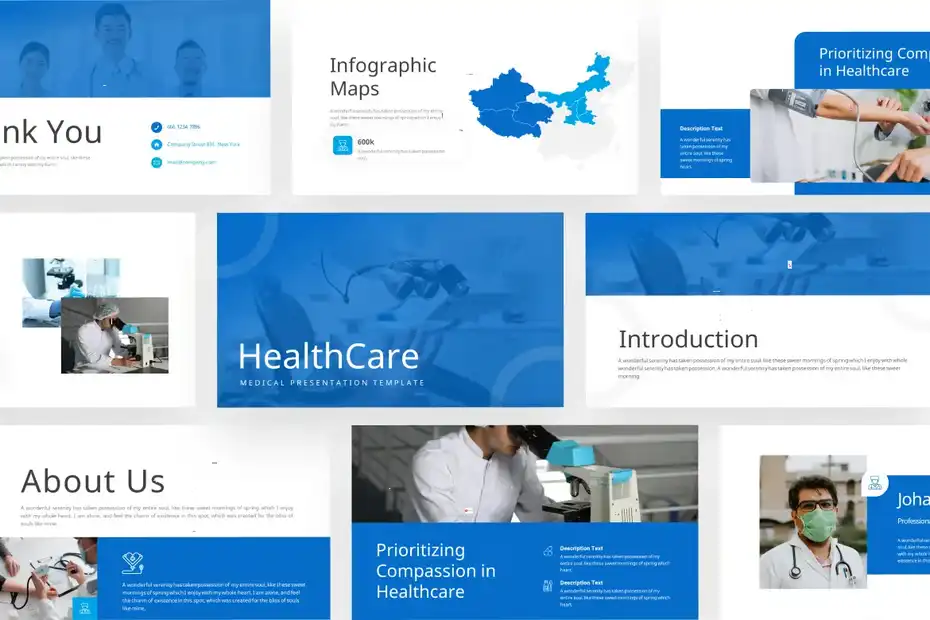 قالب پاورپوینت پزشکی HealthCare - 1