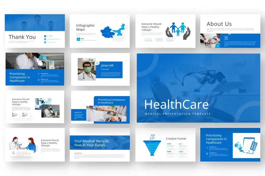 قالب پاورپوینت پزشکی HealthCare - 3