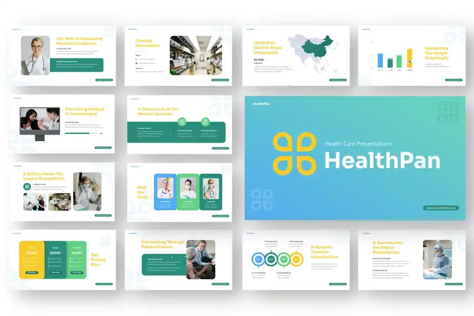 قالب پاورپوینت بهداشت و درمان Healthpan - 1