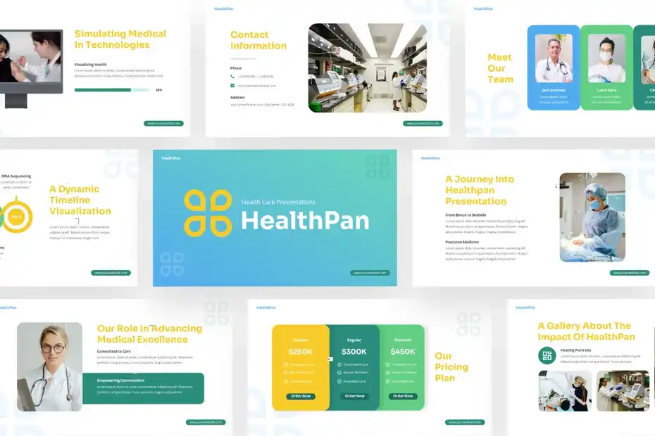 قالب پاورپوینت بهداشت و درمان Healthpan - 3