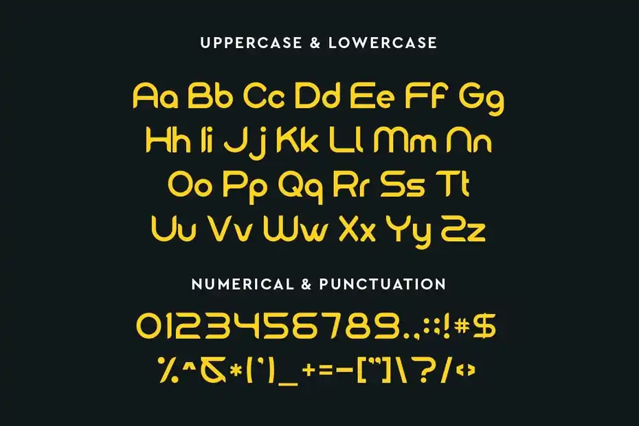 فونت انگلیسی مدرن Labora Rounded Font - 3