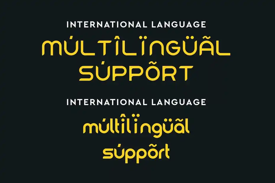 فونت انگلیسی مدرن Labora Rounded Font - 5