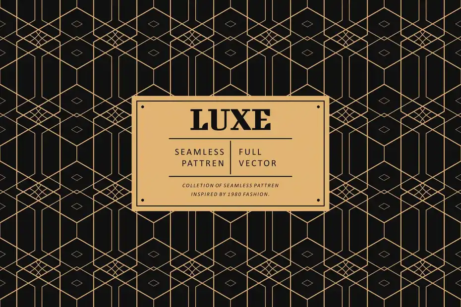 پترن هندسی Luxe Geometric Patterns 7 - 1