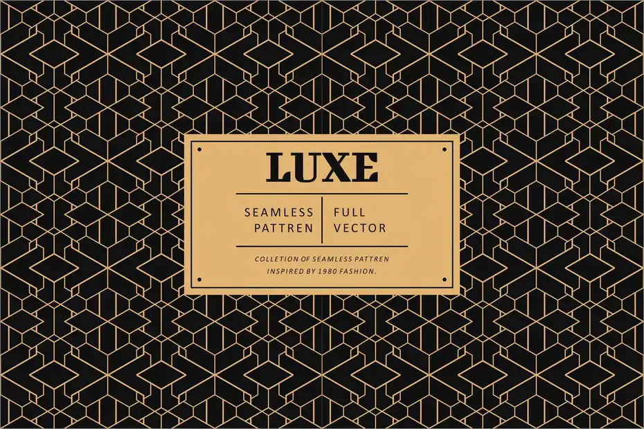 پترن هندسی Luxe Geometric Patterns - 1